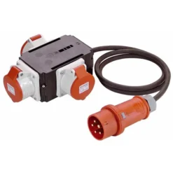 As-Schwabe Stromverteiler MIXO Oder 32 A, Außen, IP44, 3 X CEE