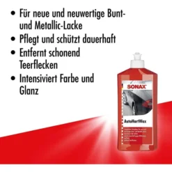 Alternative view of Sonax Lackversiegelung AutoHartWax 03012000, Für Bunt- Und Metalliclacke, Carnauba-Wachs, 500ml