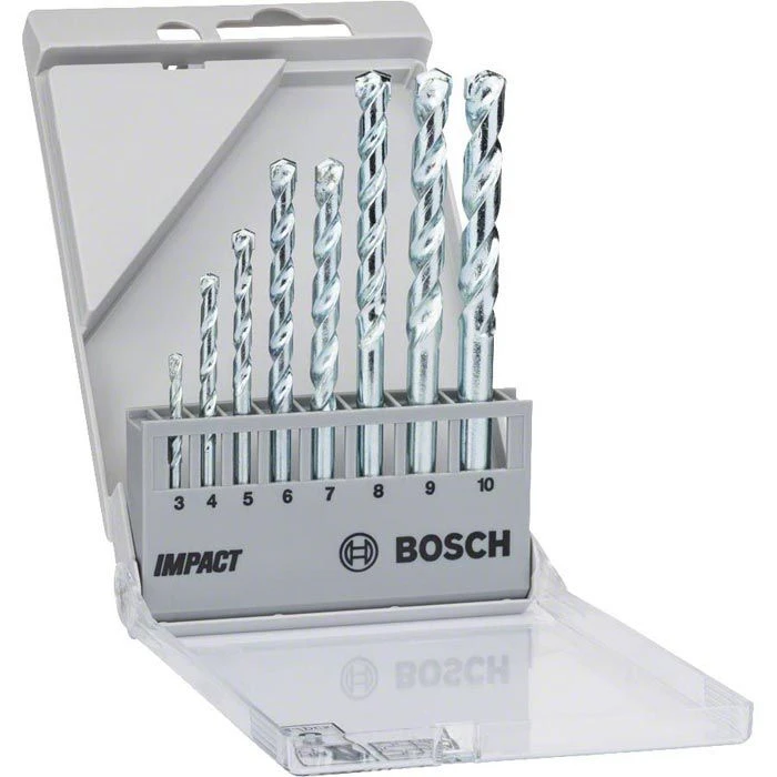 Bosch Bohrer CYL-1, 2607018366, 8-teiliges Set, Steinbohrer, Für Schlagbohrer 1 Bosch Bohrer CYL-1, 2607018366, 8-teiliges Set, Steinbohrer, Für Schlagbohrer