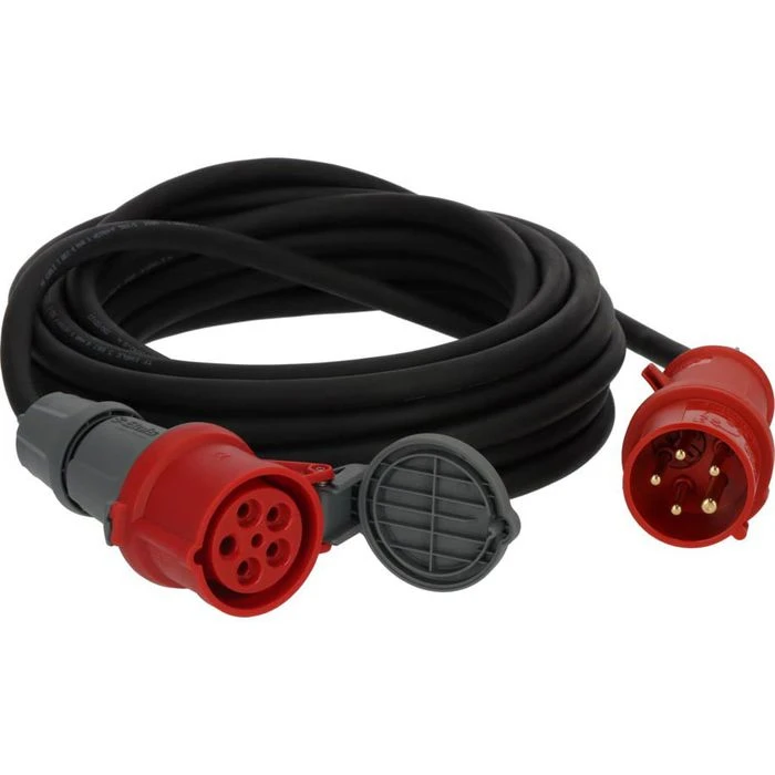 Brennenstuhl Strom-Verlängerungskabel, 10m, CEE 400 V, 16 A, 2,5 Mm², Außen IP44 2 Brennenstuhl Strom-Verlängerungskabel, 10m, CEE 400 V, 16 A, 2,5 Mm², Außen IP44 – Bild 2
