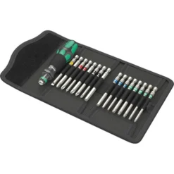 Wera Schraubendreher Kraftform Kompakt 60, Set, Tool Finder, Schlitz, Kreuz, Torx, 17-teilig