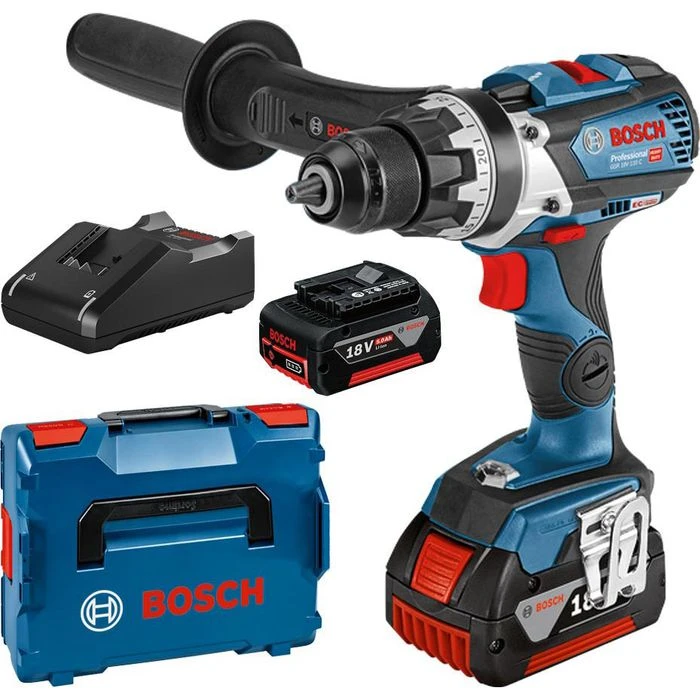 Bosch Akku-Bohrschrauber GSR 18V-110 C, 18V / 5,0Ah, 2 Akkus, Ladegerät Und Koffer + GRATIS Prämie 1 Bosch Akku-Bohrschrauber GSR 18V-110 C, 18V / 5,0Ah, 2 Akkus, Ladegerät Und Koffer + GRATIS Prämie
