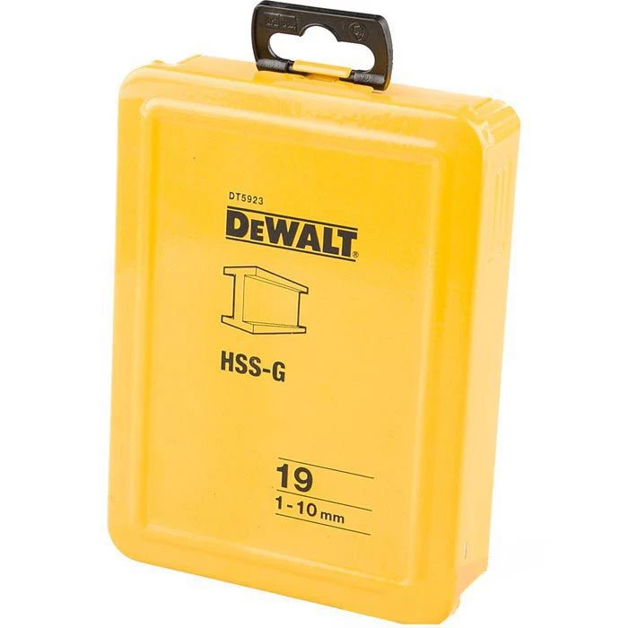 DeWalt Bohrer DT5923, 19-teiliges Set, HSS-G DIN 338, Metallbohrer 2 DeWalt Bohrer DT5923, 19-teiliges Set, HSS-G DIN 338, Metallbohrer – Bild 2