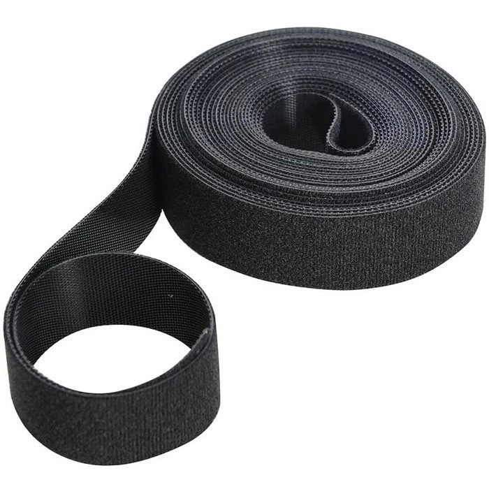Fixman Klettband 684180, Beidseitig, Schwarz, 5m X 25mm Breit 1 Fixman Klettband 684180, Beidseitig, Schwarz, 5m X 25mm Breit