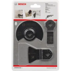 Bosch Multifunktionswerkzeug-Zubehör 2608662342, Basis Fliesen Set, 3-teilig