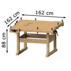 ANKE Hobelbank 800.031, Modell 67, Aus Holz, 162 X 88 X 162cm, 4 Arbeitsplätze -Bosch Shop 4716d849a90fcdd53c4aaf70cd5faf958198c8ae hobelbank anke 800.031 modell 67 aus holz