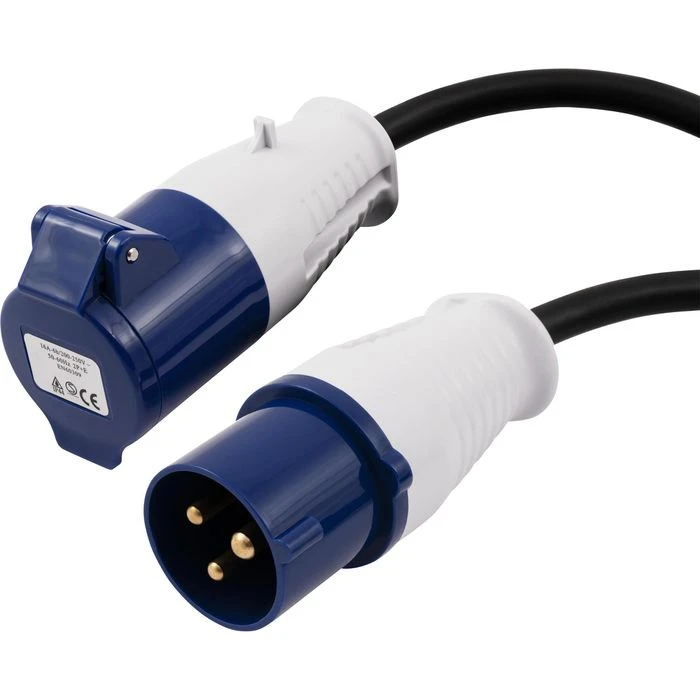 McPower Strom-Verlängerungskabel, 10m, CEE 230 V, 16 A, 2,5 Mm², Caravan, Außen IP44 2 McPower Strom-Verlängerungskabel, 10m, CEE 230 V, 16 A, 2,5 Mm², Caravan, Außen IP44 – Bild 2