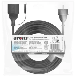 Arcas Strom-Verlängerungskabel, 25m, Schutzkontakt, Außen IP44, Schwarz 11 Arcas Strom-Verlängerungskabel, 25m, Schutzkontakt, Außen IP44, Schwarz -Bosch Shop 4f92016563edd799504b7dd131e81d470502200f strom verlaengerungskabel arcas