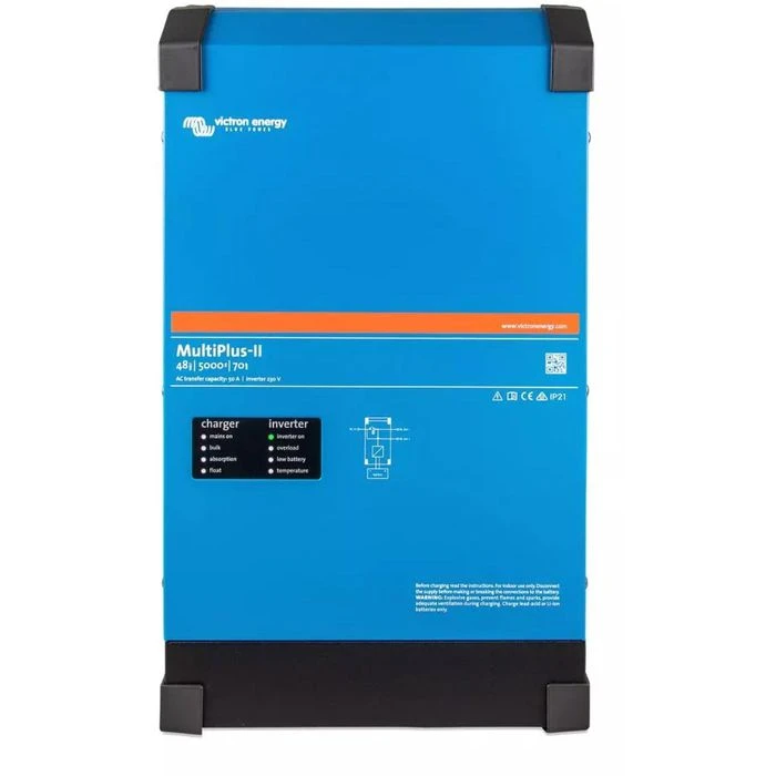 Victron Hybridwechselrichter MultiPlus-II 48/5000, 70A Ladegerät, Nennleistung 4000W 1 Victron Hybridwechselrichter MultiPlus-II 48/5000, 70A Ladegerät, Nennleistung 4000W