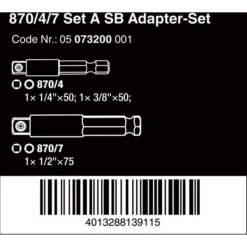 Wera Stecknuss-Adapter 05073200001, Set, Sechskant Zu Vierkant, 3-teilig 5 Wera Stecknuss-Adapter 05073200001, Set, Sechskant Zu Vierkant, 3-teilig -Bosch Shop 5195d1f8d9d7915c3725083c664eecabb10b3623 stecknuss adapter wera 05073200001 set