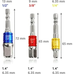 S&R Stecknuss-Adapter 460322007, Set, Vergrößerungs- Und Reduzieradapter, 7-teilig 9 S&R Stecknuss-Adapter 460322007, Set, Vergrößerungs- Und Reduzieradapter, 7-teilig -Bosch Shop 51f2a52ab819375324092fc831aeb3daf4a614a6 stecknuss adapter sundr 460322007 set
