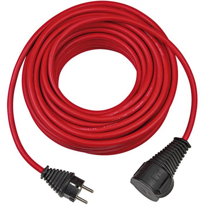 Brennenstuhl Strom-Verlängerungskabel 1167830, 25m, Schutzkontakt, Außen IP44, Rot 1 Brennenstuhl Strom-Verlängerungskabel 1167830, 25m, Schutzkontakt, Außen IP44, Rot