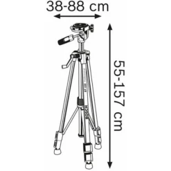 Bosch Baustativ BT 150 Professional, Dreibein, Bis 157cm, Aluminium, Gerätehalterung 1/4 Zoll 8 Bosch Baustativ BT 150 Professional, Dreibein, Bis 157cm, Aluminium, Gerätehalterung 1/4 Zoll -Bosch Shop 6b6bf99e17f2a54ce9b7a793ea29fd7e05c14ab1 baustativ bosch bt 150 professional dreibein