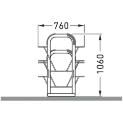 WSM Fahrradständer 6108 Anlehnparker, 8 Fahrräder, Stahl, Freistehend -Bosch Shop 7d542bcf12a90eadbc1c382a912456f8bfbf558a fahrradstaender wsm 6108 anlehnparker