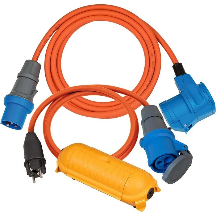 Brennenstuhl Strom-Verlängerungskabel Camping Set, 3 M + 1,5 M, Caravan, IP44, 2,5 Mm² + Kabelbox 1 Brennenstuhl Strom-Verlängerungskabel Camping Set, 3 M + 1,5 M, Caravan, IP44, 2,5 Mm² + Kabelbox