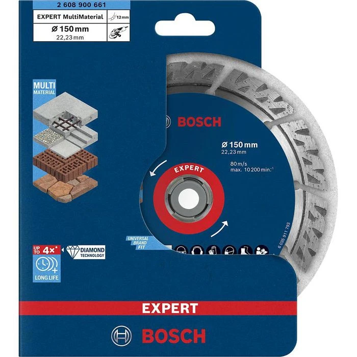 Bosch Trennscheibe Expert MultiMaterial 2608900661, 150 X 2,4mm, Diamanttrennscheibe 3 Bosch Trennscheibe Expert MultiMaterial 2608900661, 150 X 2,4mm, Diamanttrennscheibe – Bild 3