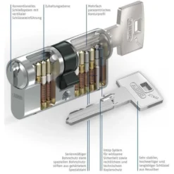 Abus Schließzylinder Vitess 1000, Set 2 X 30/35 Mm, Gleichschließend Doppelzylinder Codekarte, BS 9 Abus Schließzylinder Vitess 1000, Set 2 X 30/35 Mm, Gleichschließend Doppelzylinder Codekarte, BS -Bosch Shop 8d52af13410cc68eafc9bf934bd613629434f686 schliesszylinder abus vitess 1000 set 2 x 3035 mm