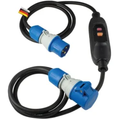 As-Schwabe Strom-Verlängerungskabel 45224, 3m, CEE 230 V, 16 A, 2,5 Mm², PRCD, Außen IP44