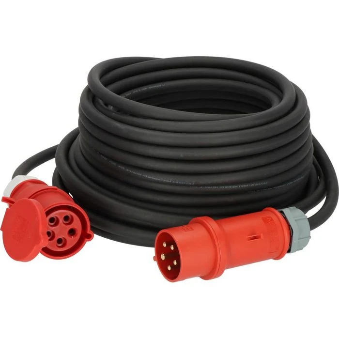 Brennenstuhl Strom-Verlängerungskabel, 25m, CEE 400 V, 32 A, 4 Mm², Außen IP44 2 Brennenstuhl Strom-Verlängerungskabel, 25m, CEE 400 V, 32 A, 4 Mm², Außen IP44 – Bild 2