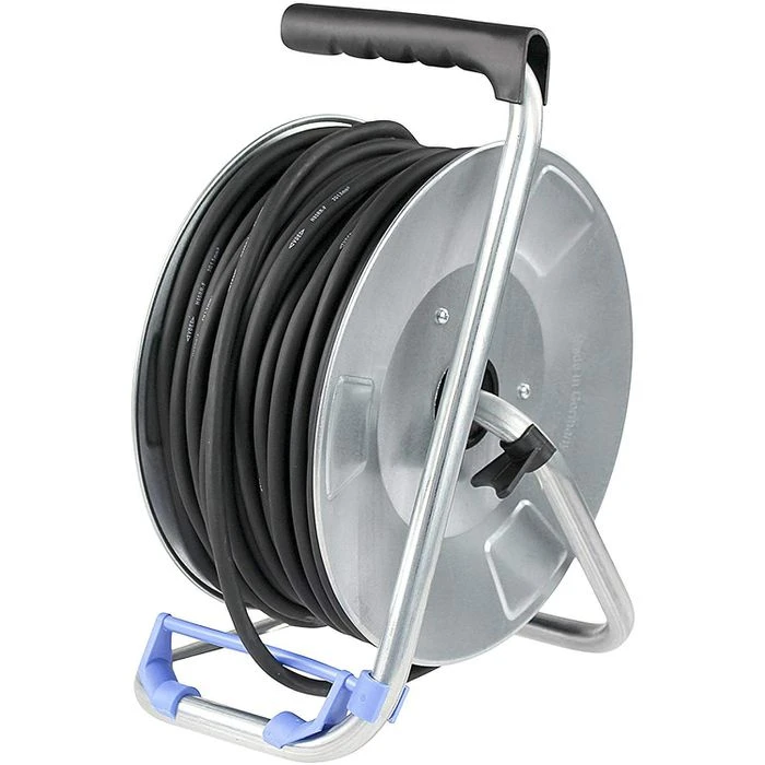 As-Schwabe Kabeltrommel 10414, 25m, Innen, Metall, 4-fach Schutzkontakt 4 As-Schwabe Kabeltrommel 10414, 25m, Innen, Metall, 4-fach Schutzkontakt – Bild 4