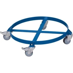 VARIOfit Fassroller Sw-610.000, Transportroller Mit Bremse, Tragkraft 250kg, Ø 610mm