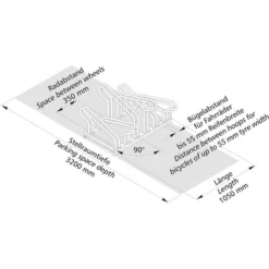 WSM Fahrradständer 2158 Bügelparker, 8 Fahrräder, Stahl, Freistehend -Bosch Shop abf385ca2140178c46ed424d20123a72fcc601c3 fahrradstaender wsm 2158 buegelparker
