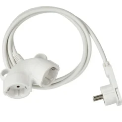 Strom-Verlängerungskabel Brennenstuhl 3m, 2-fach Schutzkontakt, Flachstecker