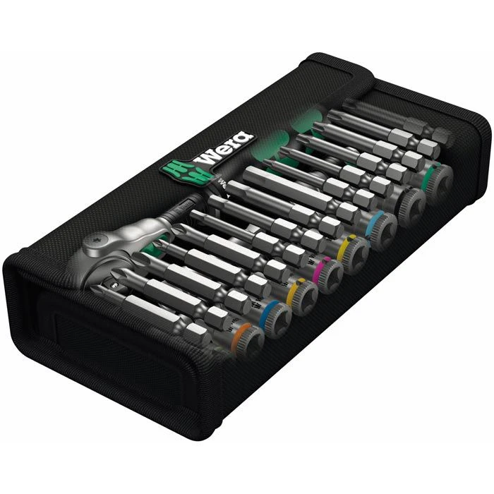 Wera Werkzeugtasche 8100 SA 6 Zyklop Speed-Knarren, 1/4 Zoll, Metrisch, 28-teilig 2 Wera Werkzeugtasche 8100 SA 6 Zyklop Speed-Knarren, 1/4 Zoll, Metrisch, 28-teilig – Bild 2