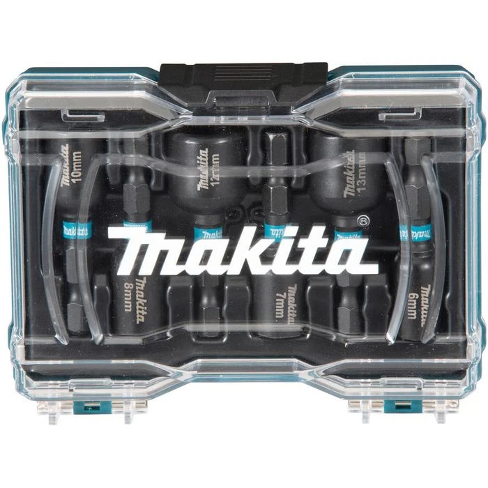 Makita Steckschlüssel E-15768, 6-teilig, 6 - 13mm Schlüsselweite - 50mm Länge, 1/4 Zoll 1 Makita Steckschlüssel E-15768, 6-teilig, 6 - 13mm Schlüsselweite - 50mm Länge, 1/4 Zoll