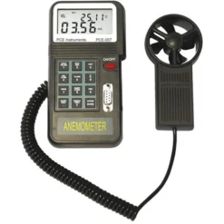 PCE Anemometer 007 Flügelradsonde, Bis 45 M/s, Thermometer, RS232, Datenlogger