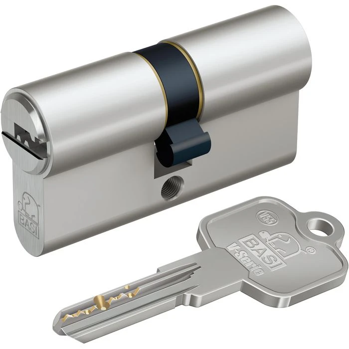 BASI Schließzylinder V55, VB5000-0005, 30/35 Mm, Verschiedenschließend, Doppelzylinder, Codekarte 1 BASI Schließzylinder V55, VB5000-0005, 30/35 Mm, Verschiedenschließend, Doppelzylinder, Codekarte