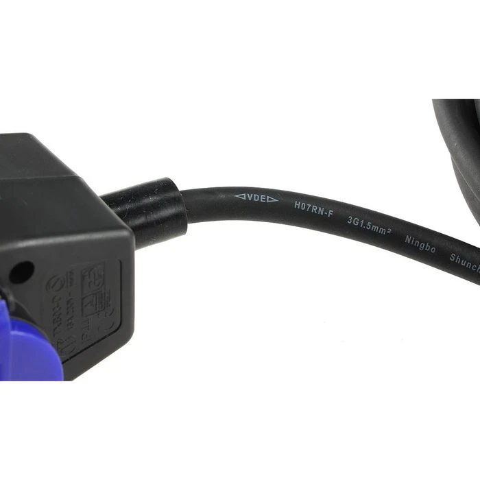 Chilitec Strom-Verlängerungskabel, 5m, 4 X Schutzkontakt, Außen IP44 4 Chilitec Strom-Verlängerungskabel, 5m, 4 X Schutzkontakt, Außen IP44 – Bild 4