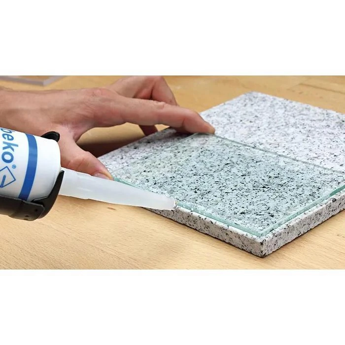 Beko Montagekleber Gecko 2453100, 290ml, Kraftkleber, Lösemittelfrei, Transparent – Bild 4