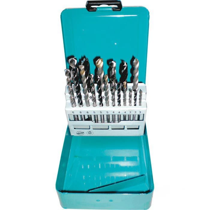 Makita Bohrer D-46202, 18-teiliges Set, Metall, Holz, Steinbohrer 1 Makita Bohrer D-46202, 18-teiliges Set, Metall, Holz, Steinbohrer