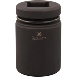 Makita Steckschlüssel SW36-80, 134865-9, 36mm Schlüsselweite - 80mm Länge, 1 Zoll