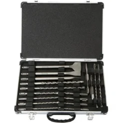 Makita Bohrer D 19180, SDS+, 17-teiliges Set, Steinbohrer Und Meißel
