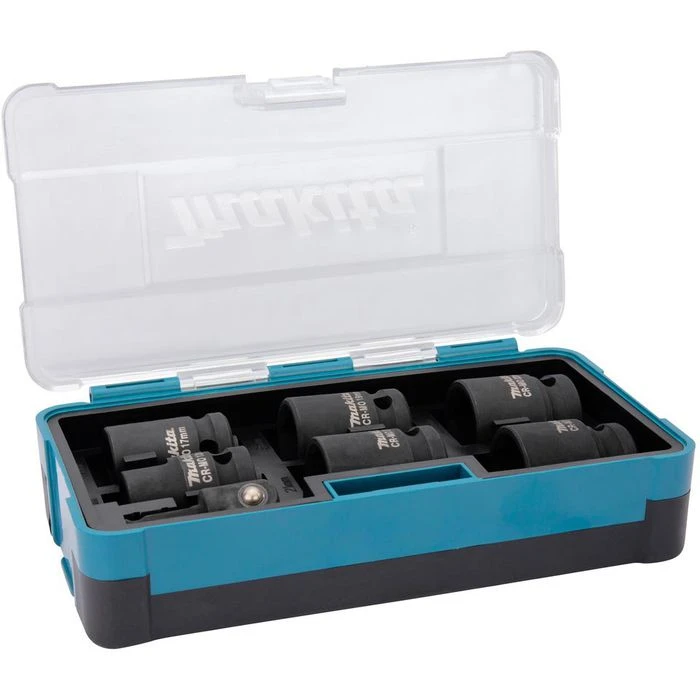 Makita Steckschlüssel B-69733, 7-teilig, 13 - 24mm Schlüsselweite - 38mm Länge, 1/2 Zoll 3 Makita Steckschlüssel B-69733, 7-teilig, 13 - 24mm Schlüsselweite - 38mm Länge, 1/2 Zoll – Bild 3
