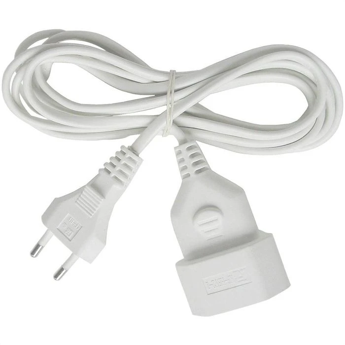 Brennenstuhl Verlängerungskabel 3m, Eurostecker, Weiß 1 Brennenstuhl Verlängerungskabel 3m, Eurostecker, Weiß