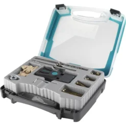 Wolfcraft Bohrhilfe Undercover Jig Set 4642000, Für Verdeckte Holzverschraubungen, Taschenbohrer