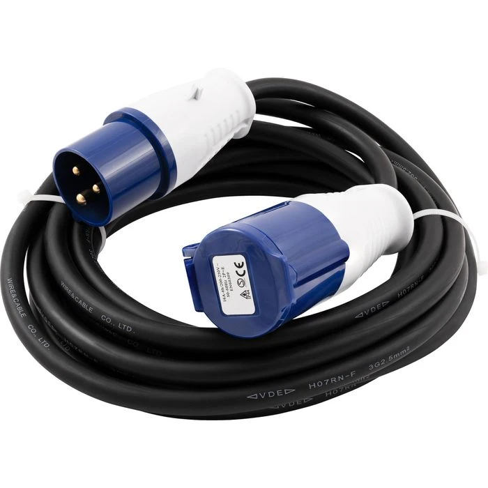 McPower Strom-Verlängerungskabel, 10m, CEE 230 V, 16 A, 2,5 Mm², Caravan, Außen IP44 1 McPower Strom-Verlängerungskabel, 10m, CEE 230 V, 16 A, 2,5 Mm², Caravan, Außen IP44